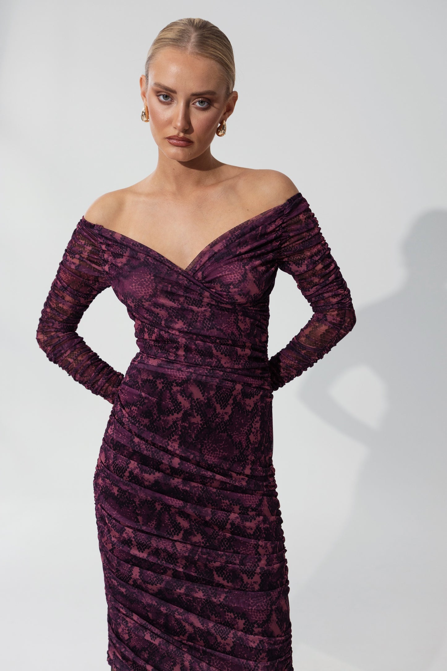 Dakota tulle midi dress