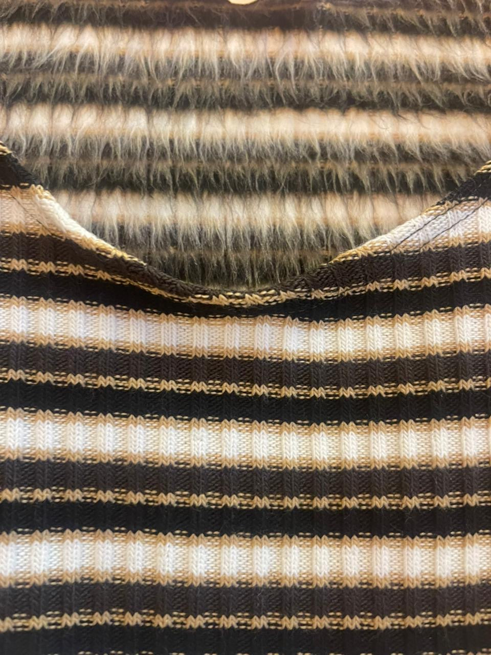 Parnassus Striped Knit Bodysuit