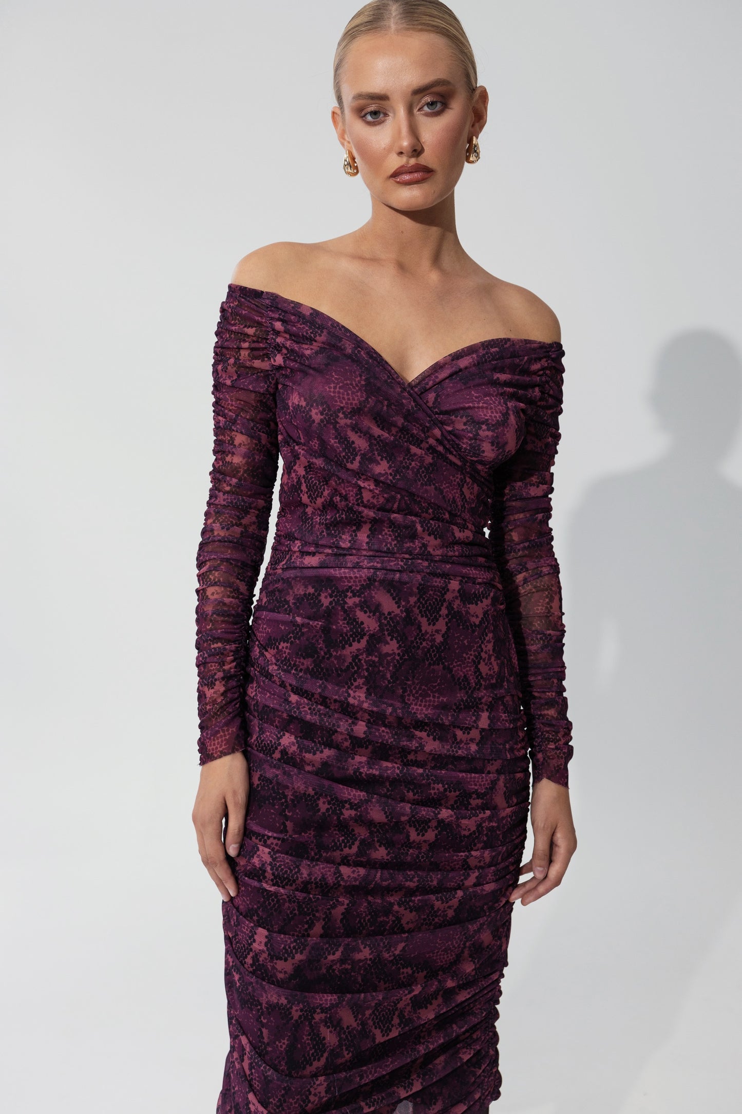 Dakota tulle midi dress