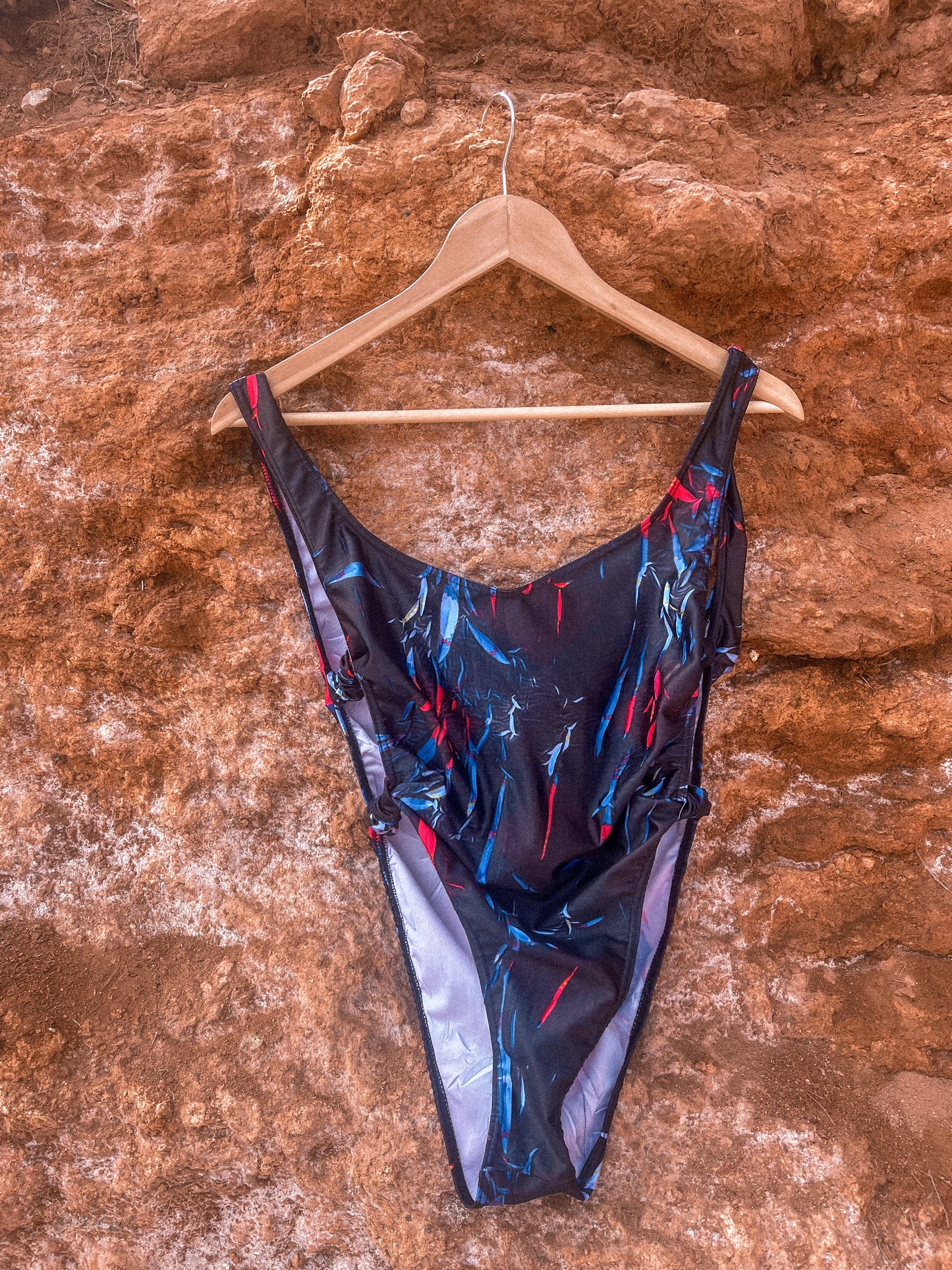 Midnight Bloom Perfect Cutout Swimsuit / Bodysuit
