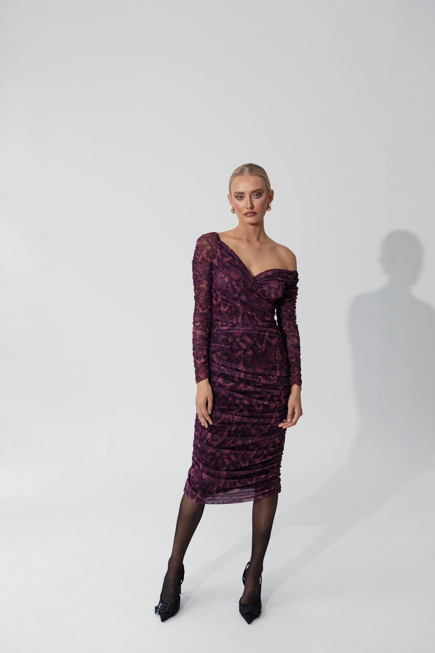 Dakota tulle midi dress