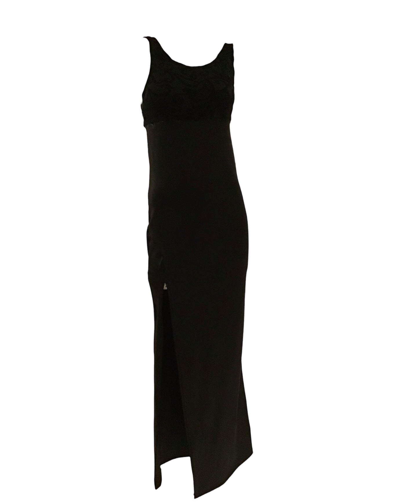Maxi Black Gown Dress