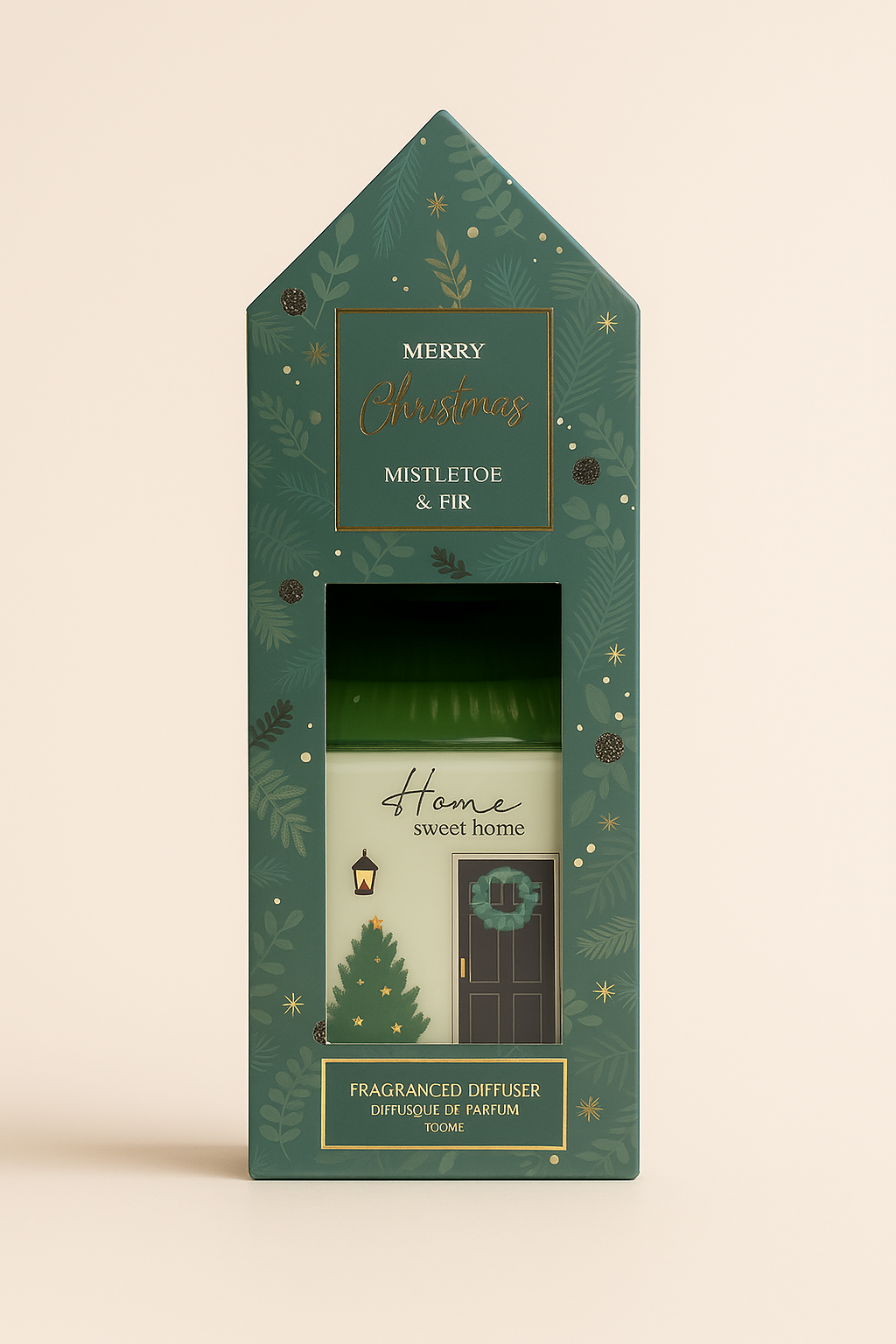 Christmas Fragranced Diffuser – Mistletoe & Fir (100ml)