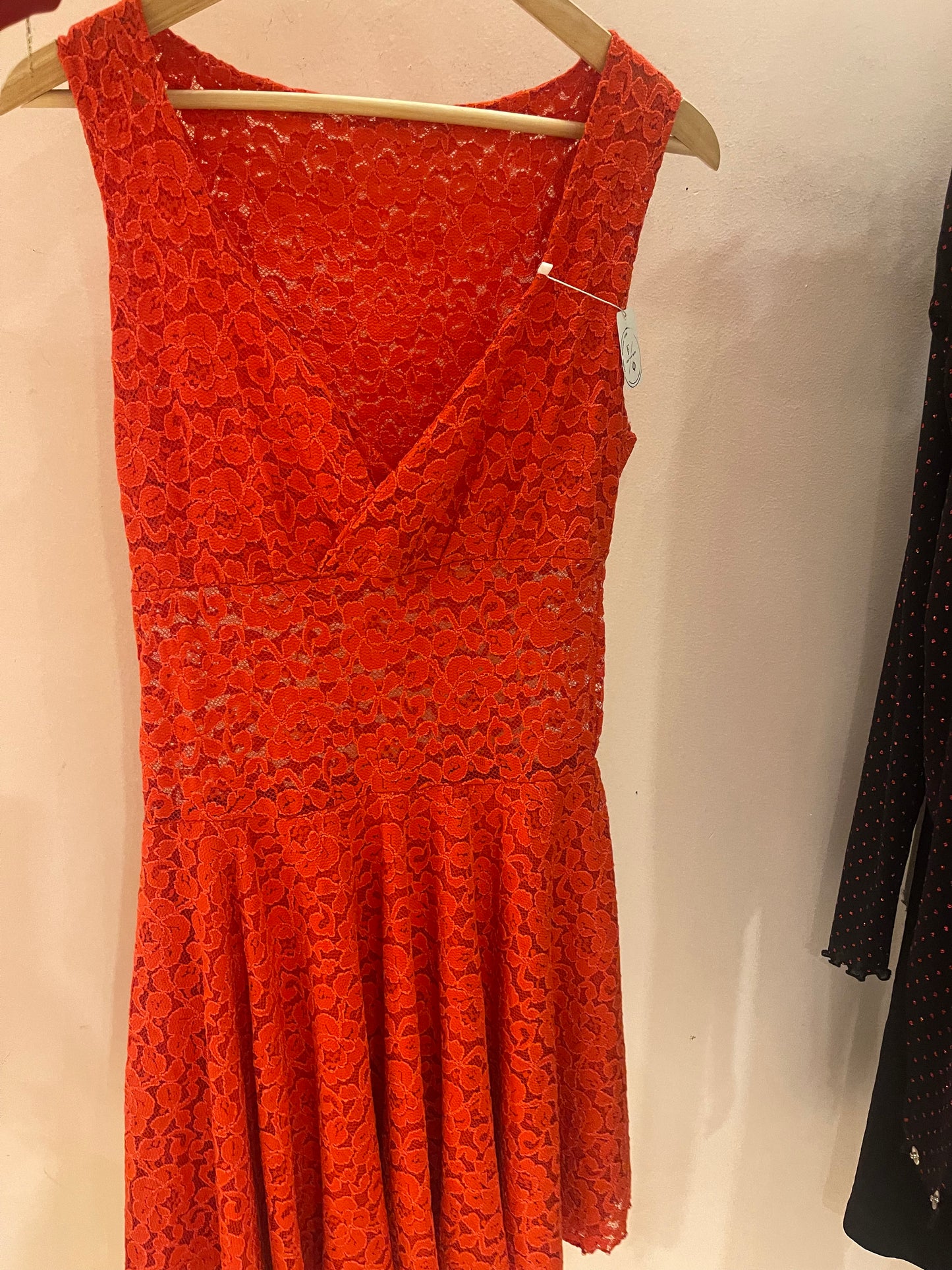 Red Lace Mini Dress