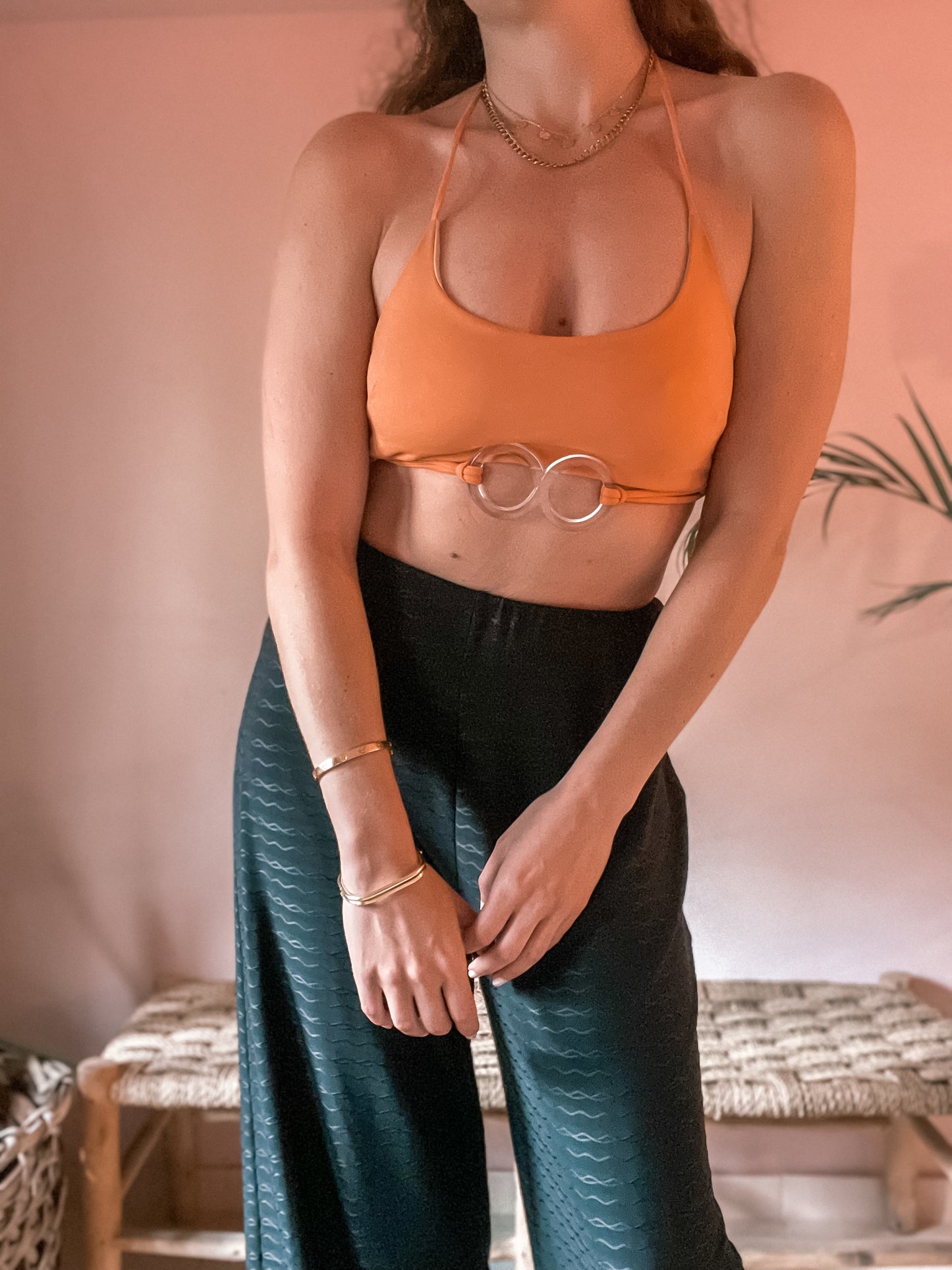 Peach Infinity Top