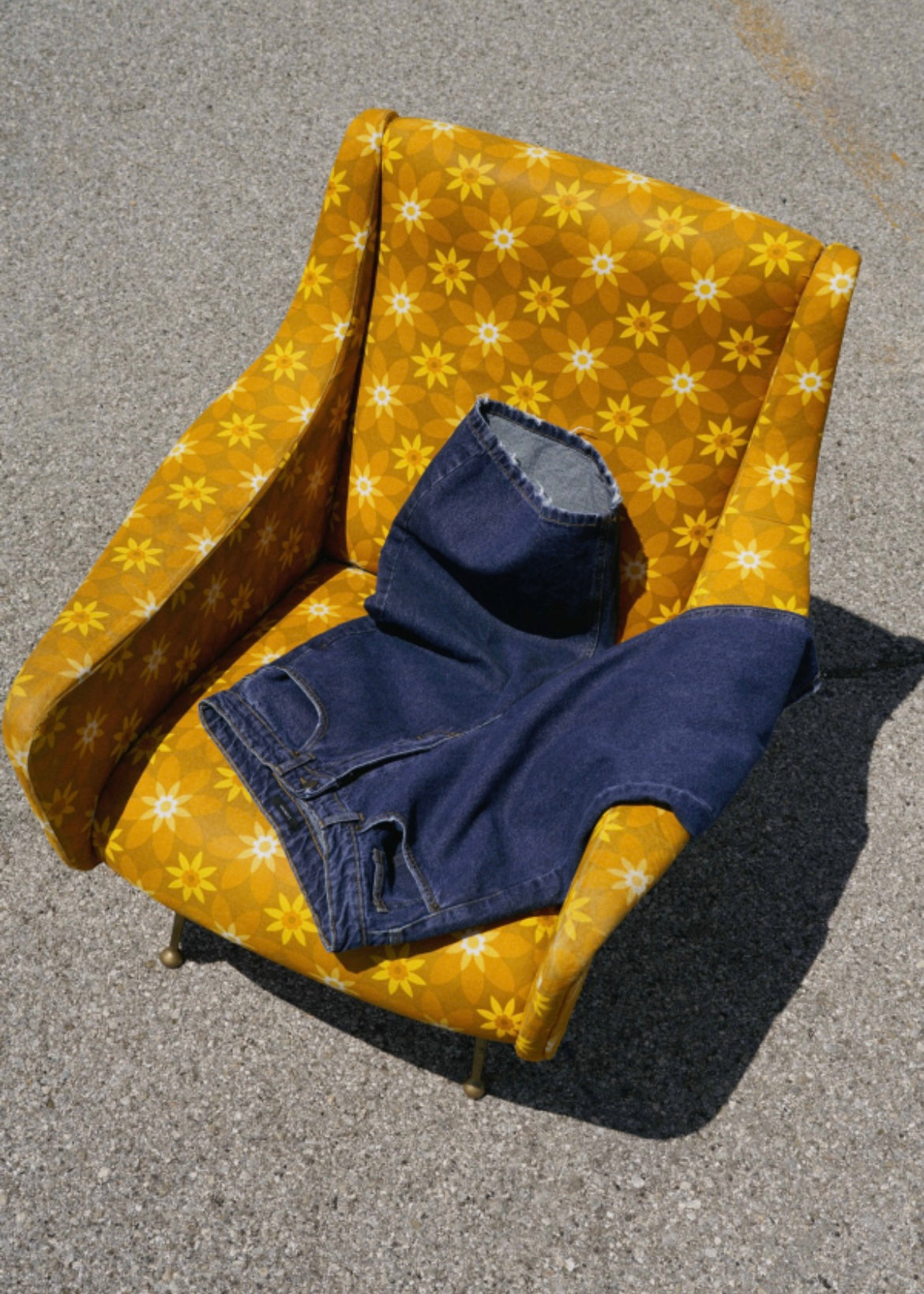 Blue Denim Bermuda Shorts
