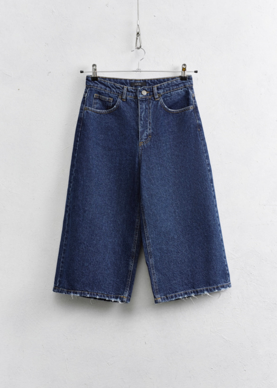 Blue Denim Bermuda Shorts