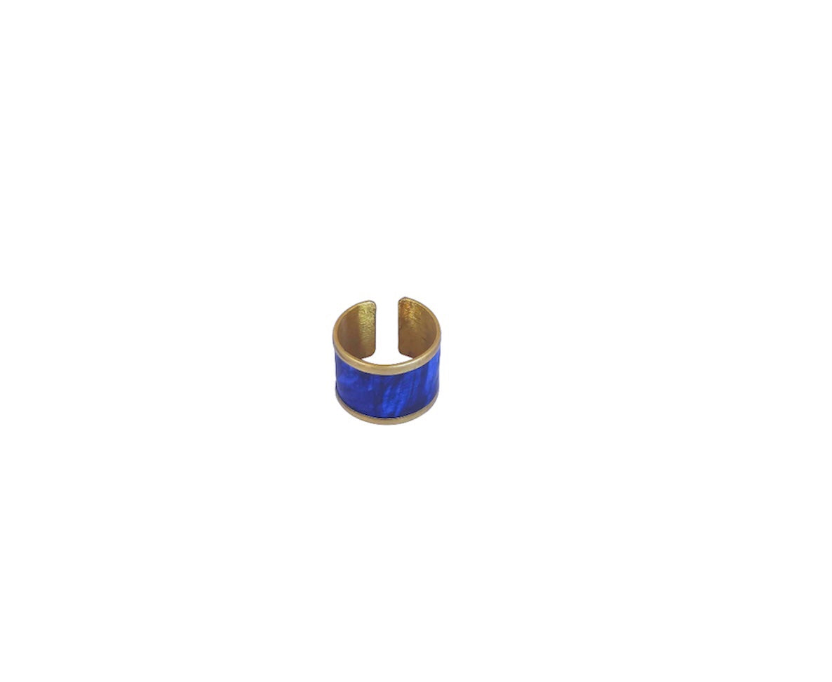 Chalk Blue Handmade Ring