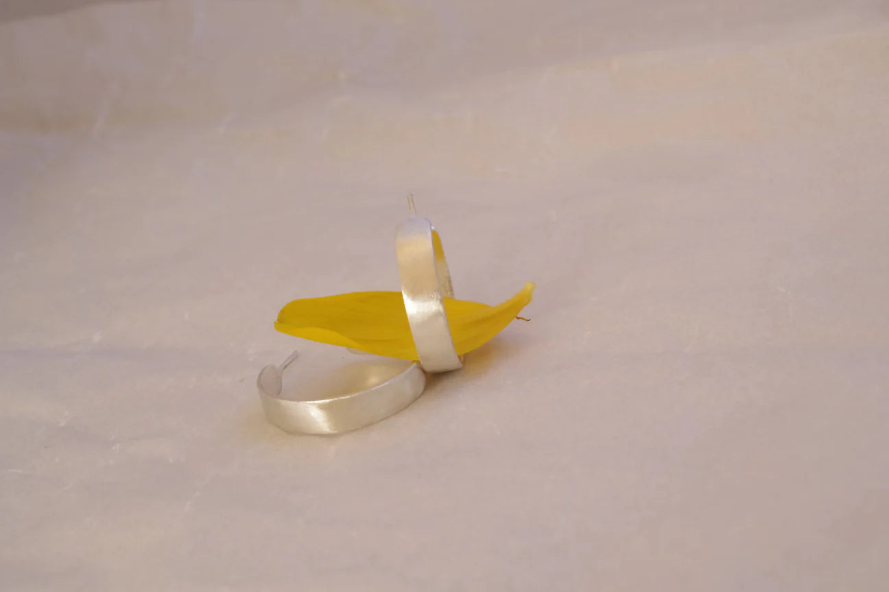 Medium Silver Earrings