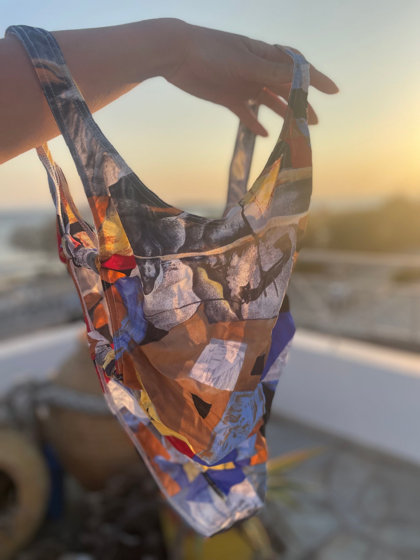 Picasso Cutout Swimsuit / Bodysuit