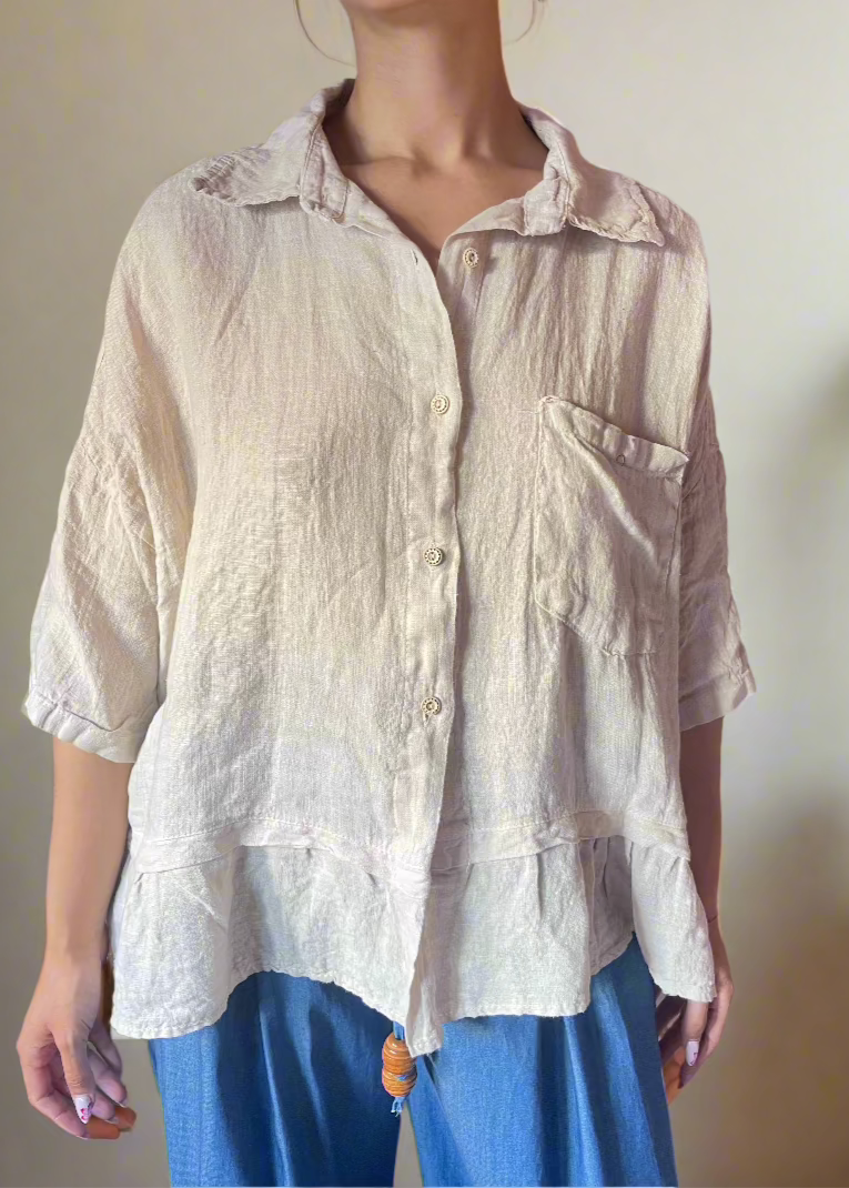 Linen Summer Top – Island Spirit