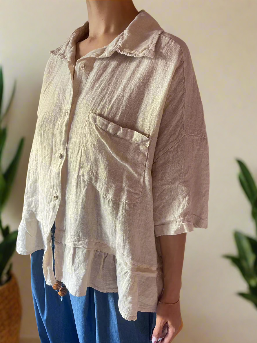 Linen Summer Top – Island Spirit