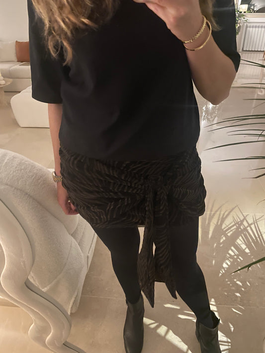 JOLLY MINI ΦΟΥΣΤΑ — BLACK MESH ZEBRA