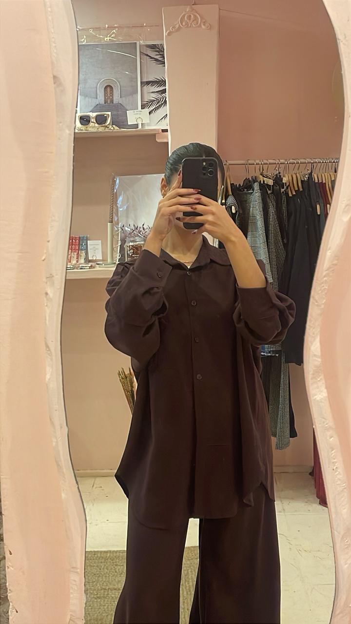 Πουκάμισο Celine Burgundy