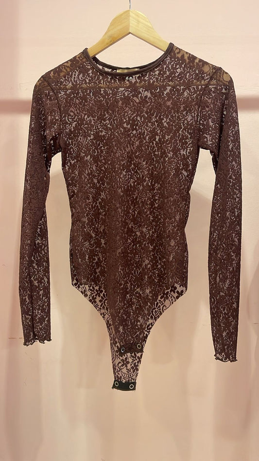 Chocolate Lace Bodysuit