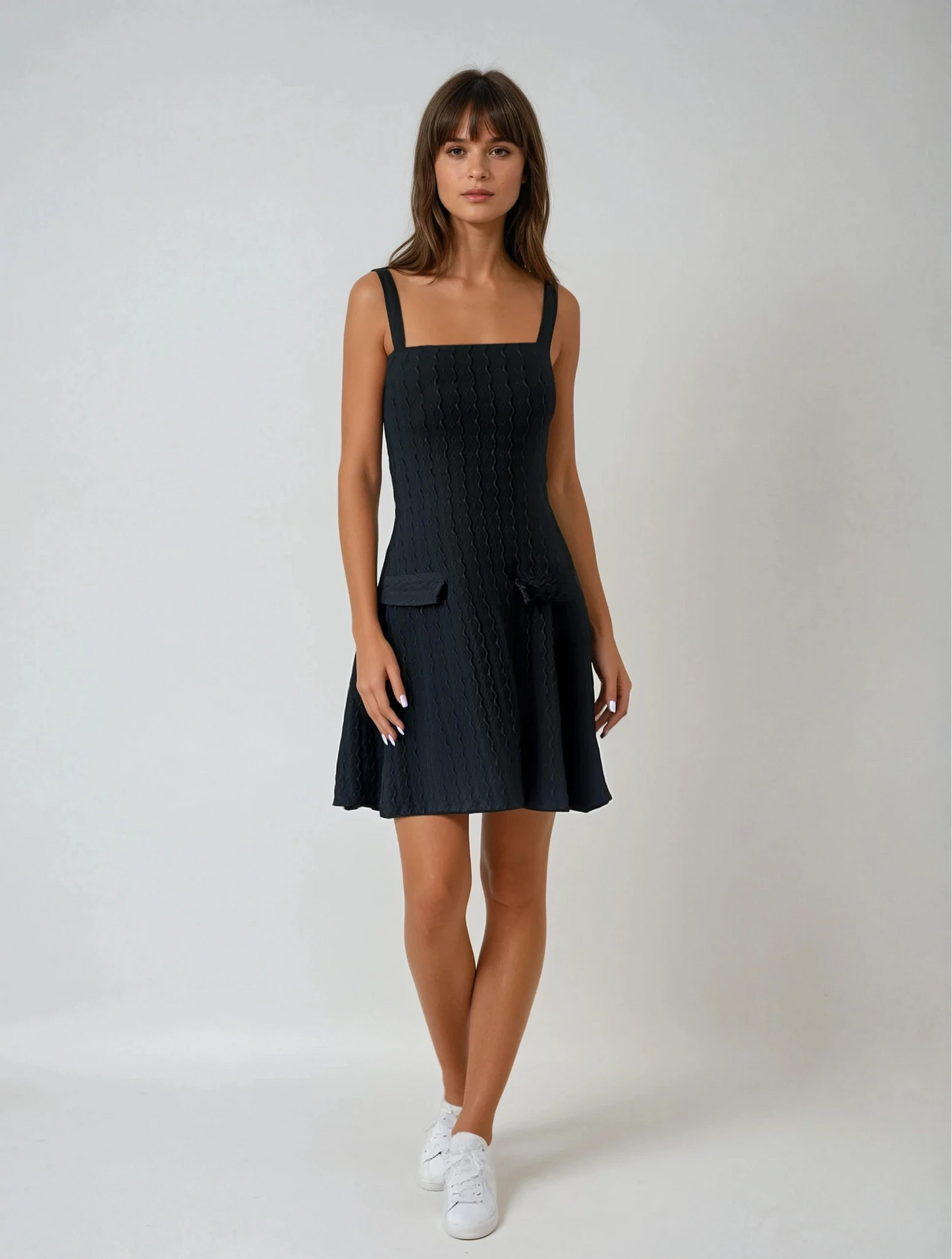 Black Cordelia Mini Dress