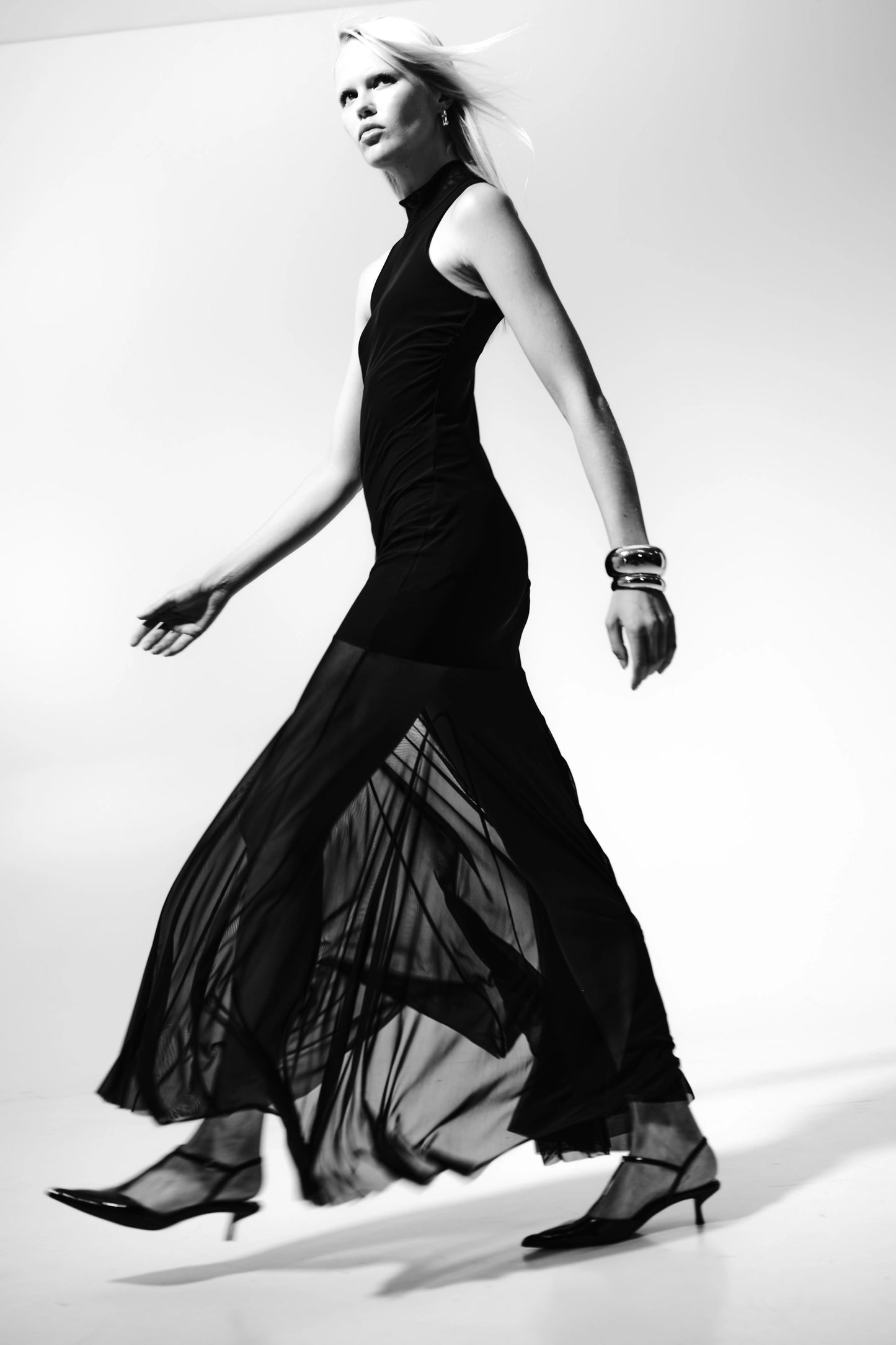 Maxi Black Tulle Dress (pre-order)