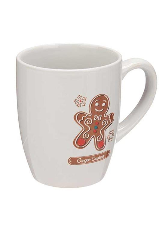 Gingerbread Porcelain Christmas Mug 350ml – Festive Holiday Mug