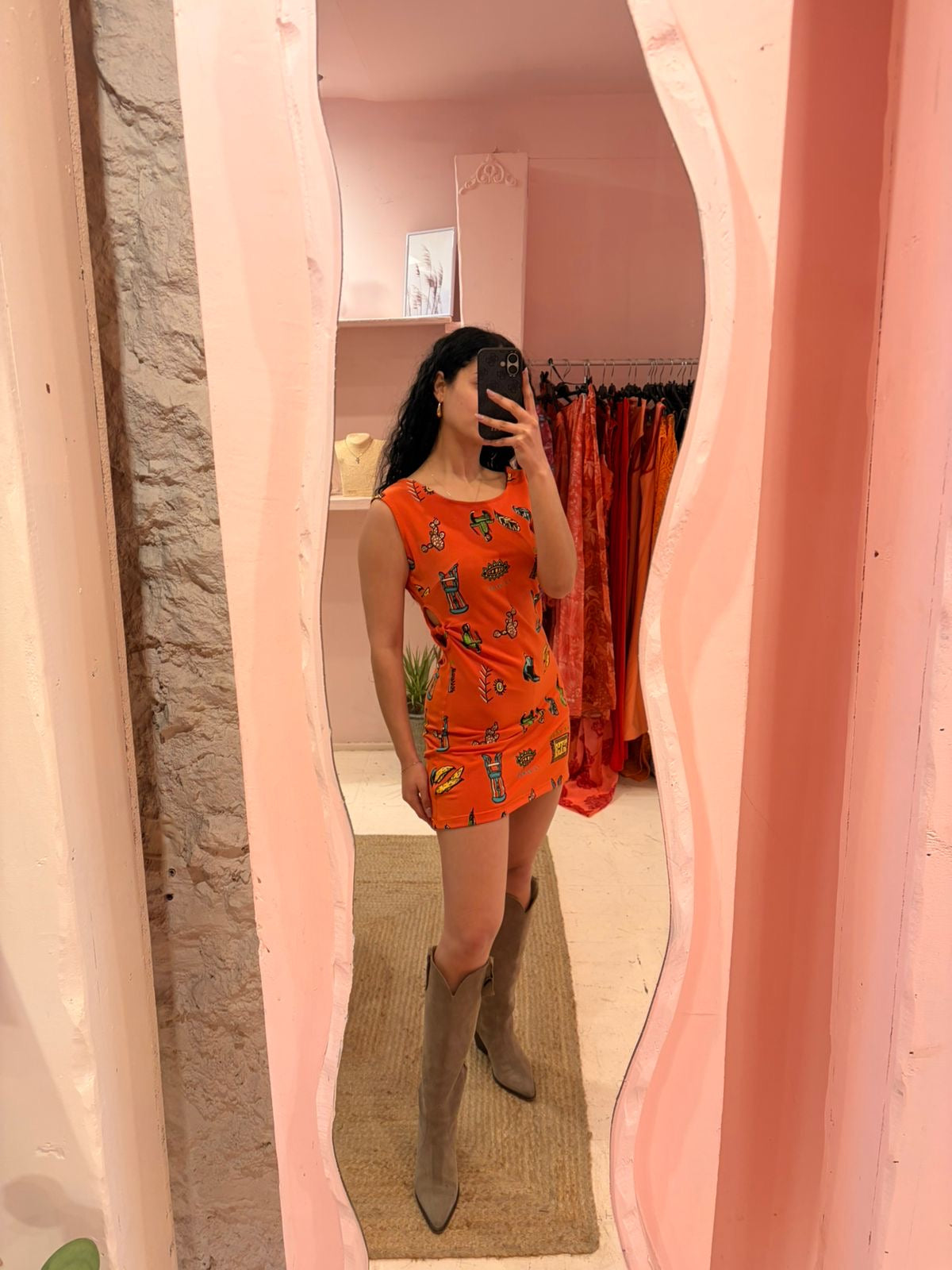 Cabo Mini Dress with Cutouts