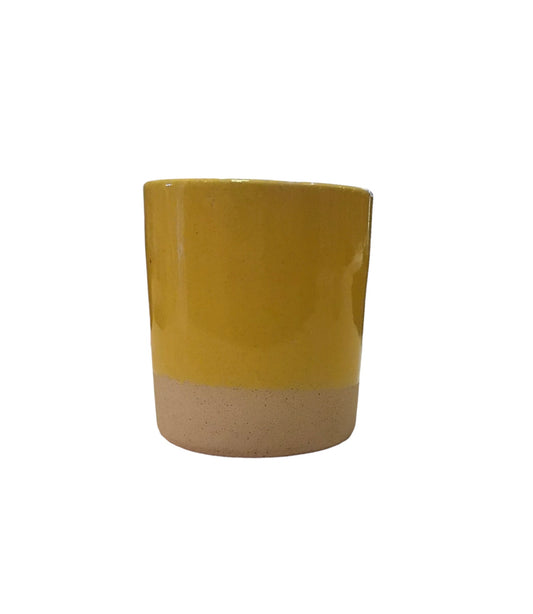 Yellow Ceramic Pot