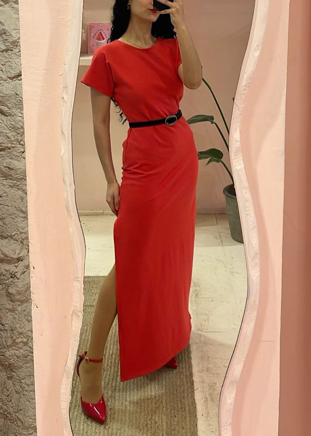 The Nera Maxi Dress Minimal jersey long dress