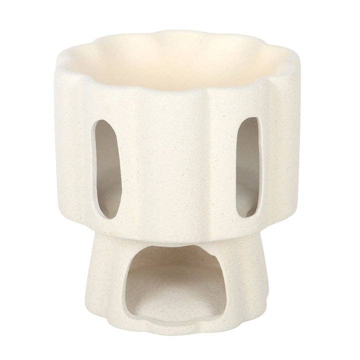 Scalloped Pedestal Oil Burner