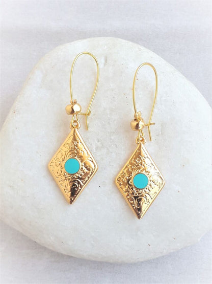 Blue Love Earrings