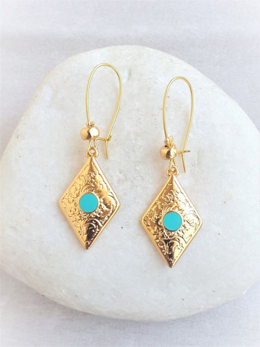 Blue Love Earrings