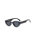 DUA — Black & White Cat-Eye Sunglasses