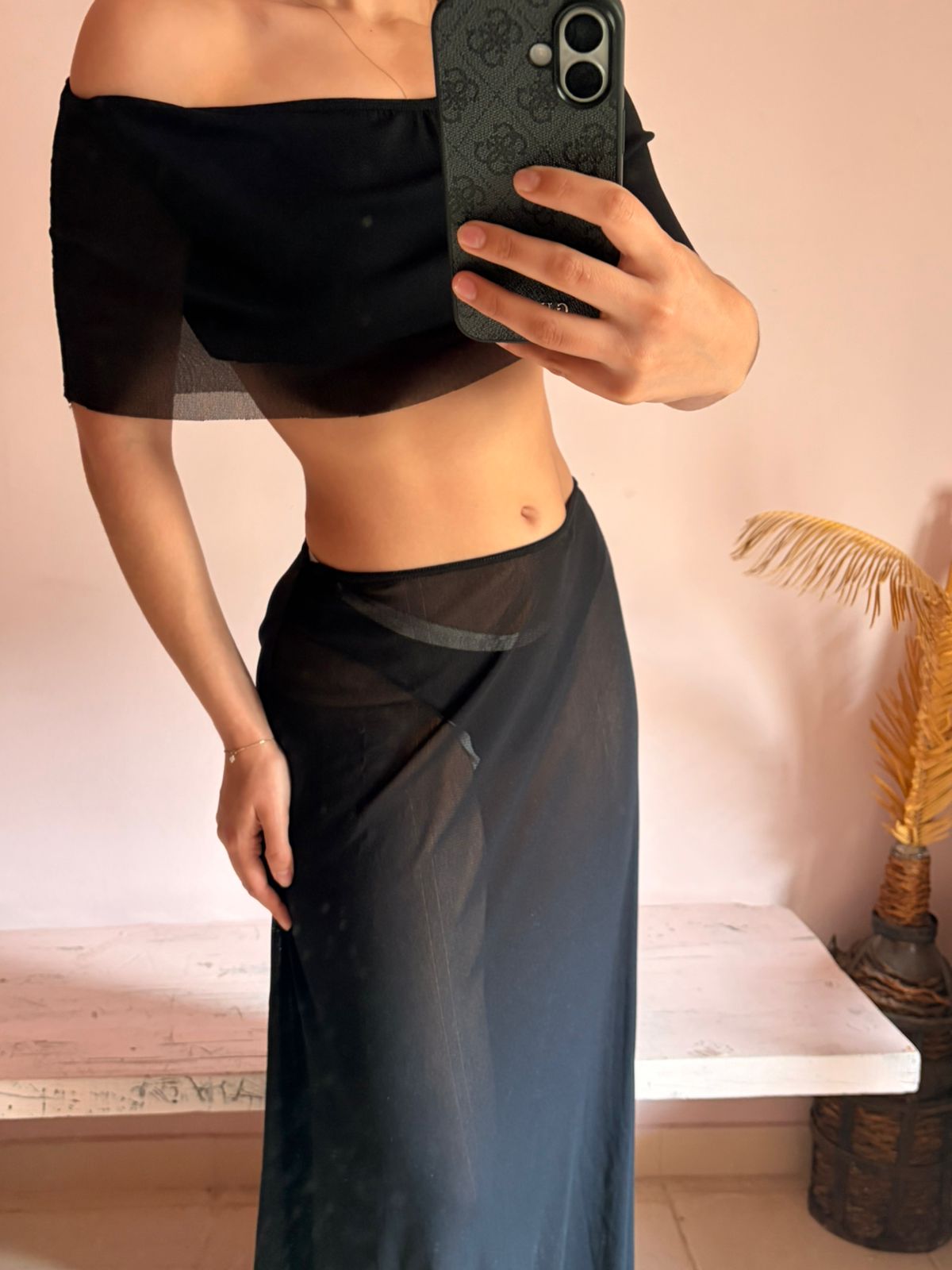 Linda Mesh Skirt – Sheer Cover-Up