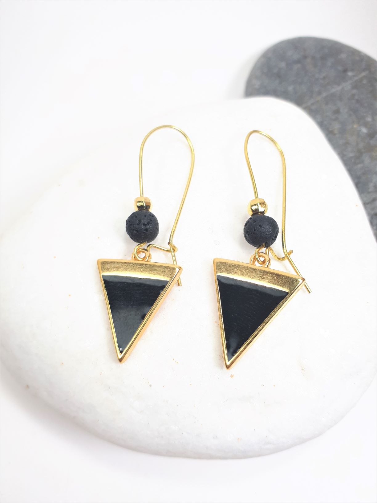 Black Rock Earrings