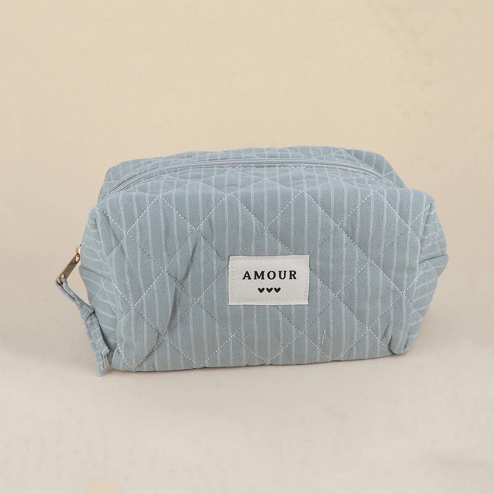 Large pouch - cotton/polyester - 23 x 12 x 14 cm: Leopard