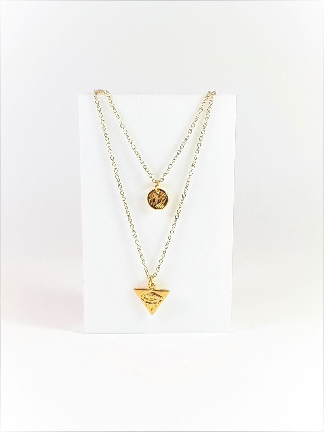 Double Eye Martha Necklace