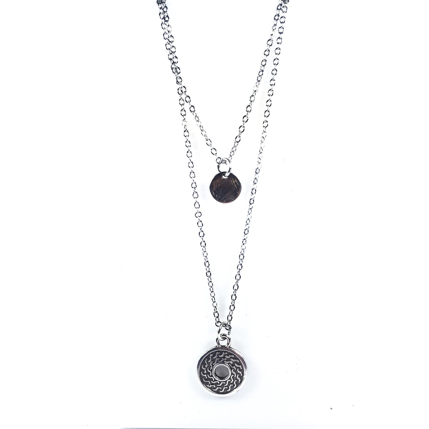 Double Round Necklace