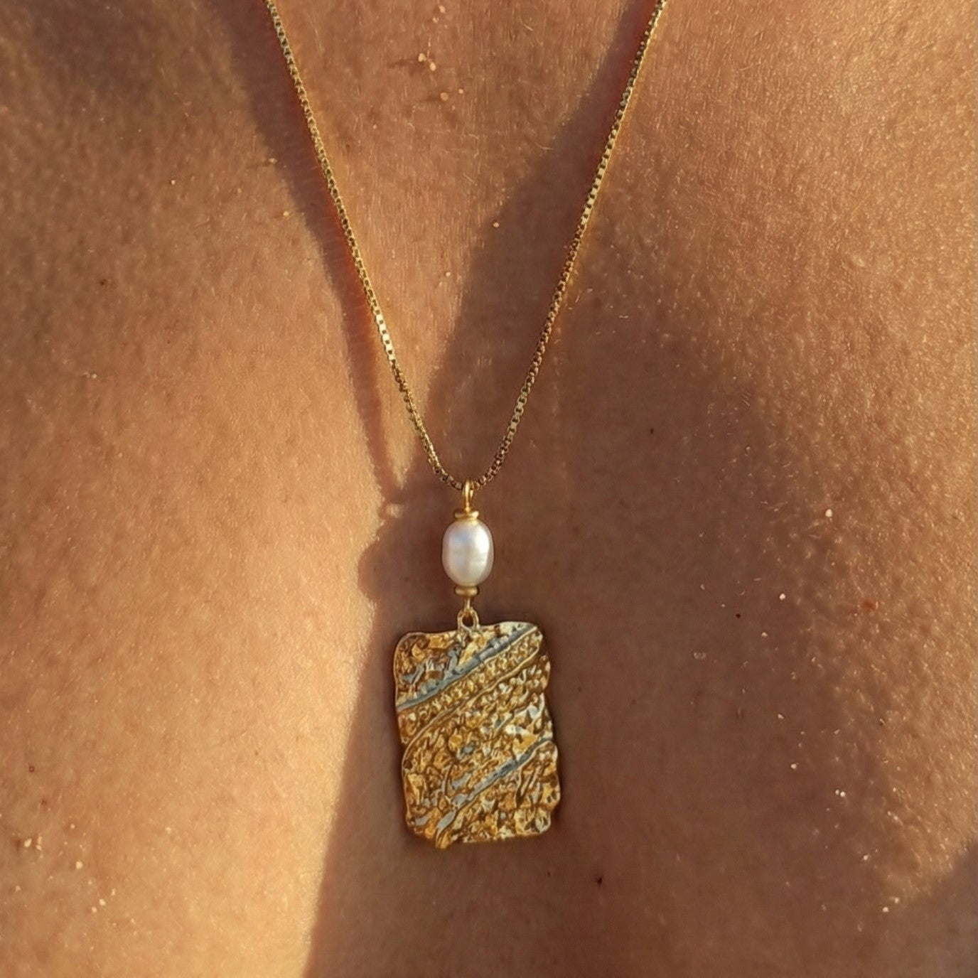 Stainless Steel Charm Necklace - Minimalist Pendant