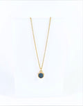 Grey Hoop Necklace