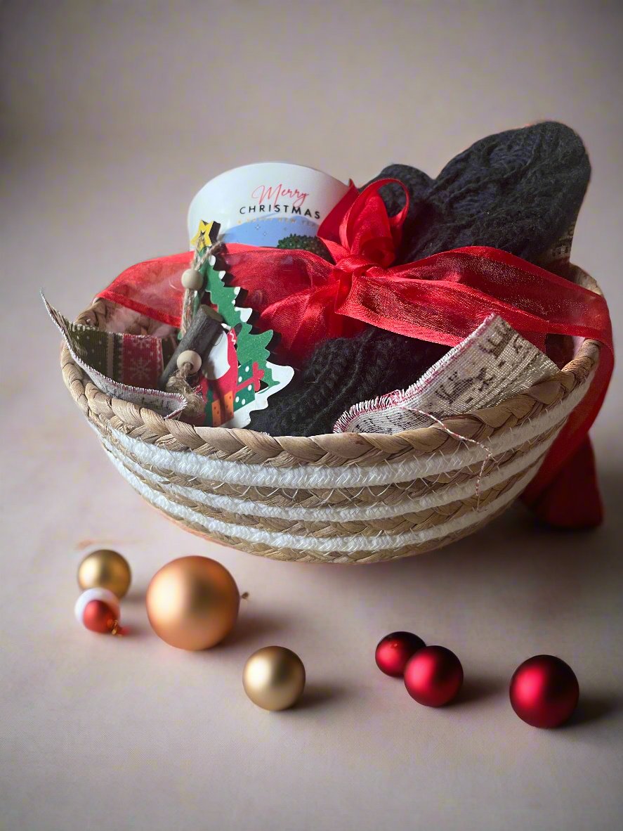 Christmas Cozy Basket