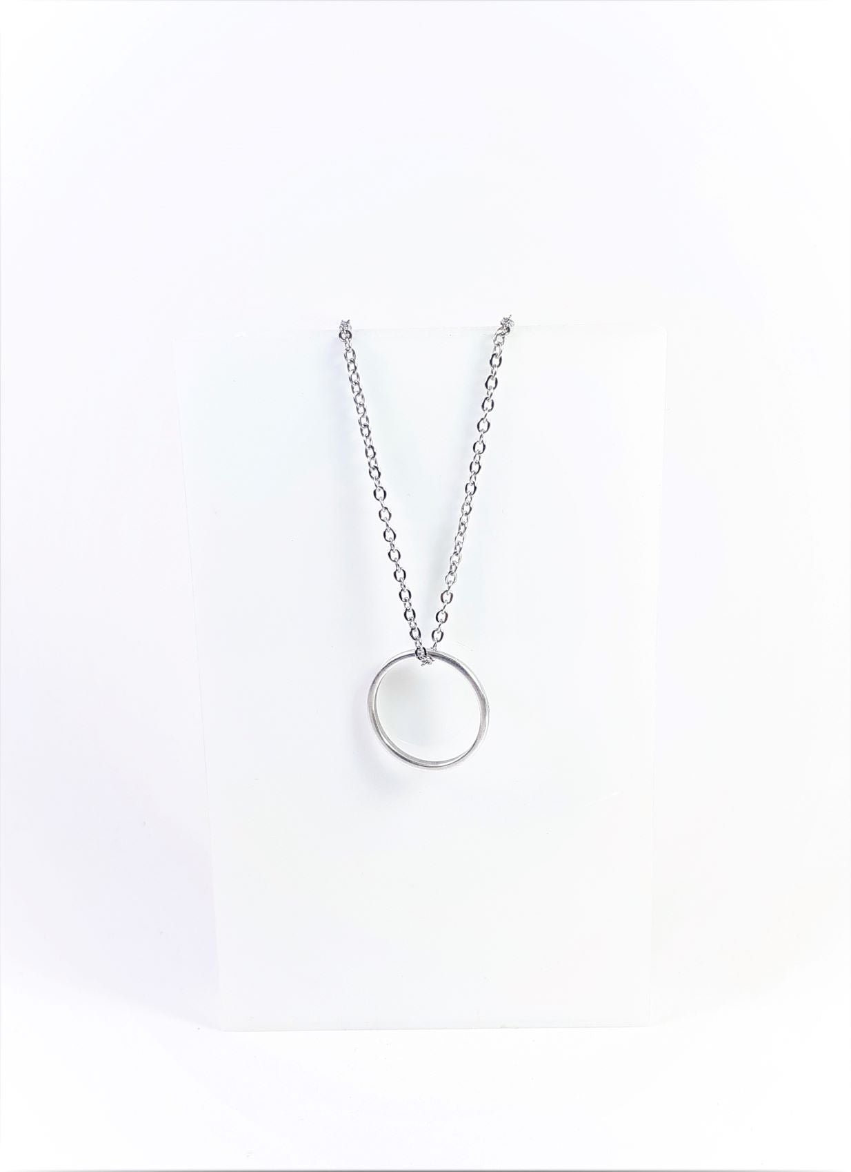 Silver Ring Necklace