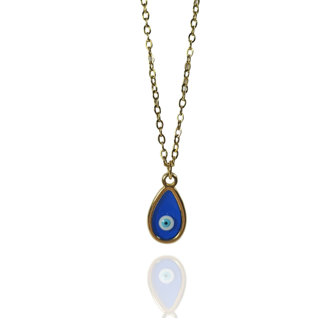 Blue Eye Tear Necklace