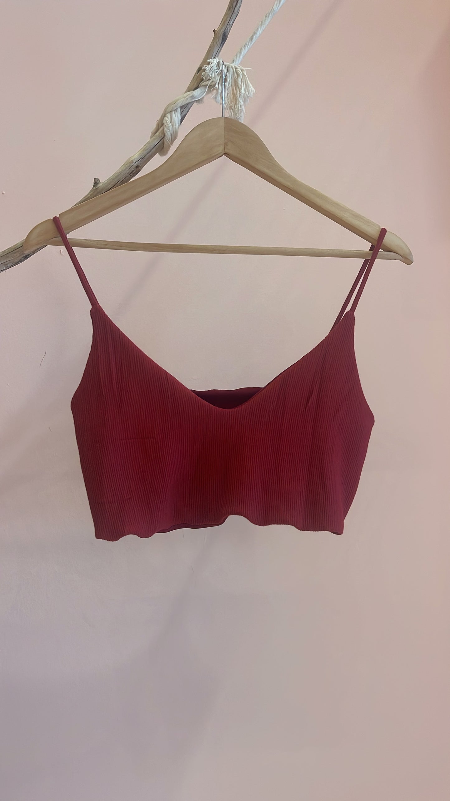 Wine Crop Top