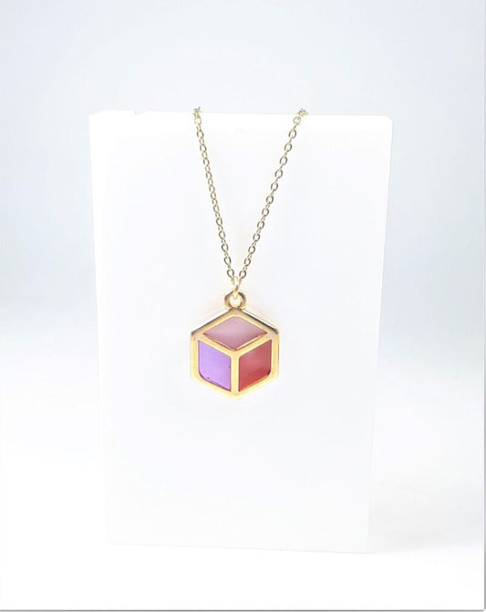 Cube Stainless Steel Necklace
