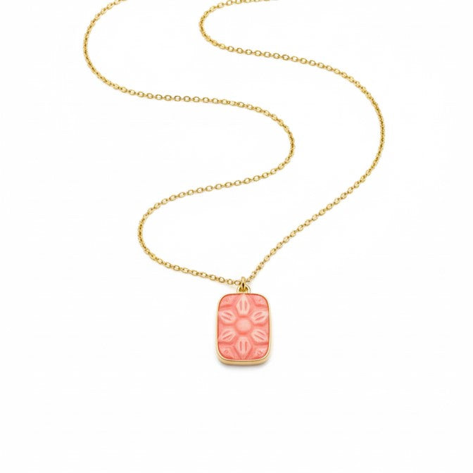 Stainless Steel Charm Necklace - Minimalist Pendant