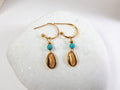 Ocean Shell Earring Hoops