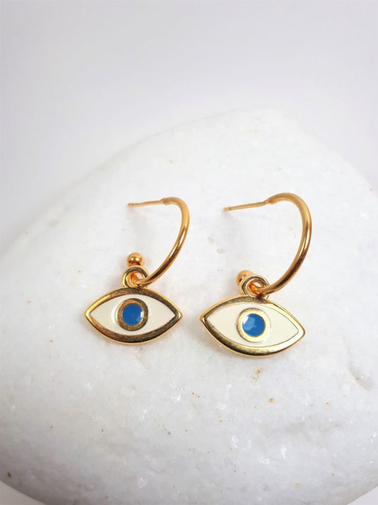 Eye Earring Hoops