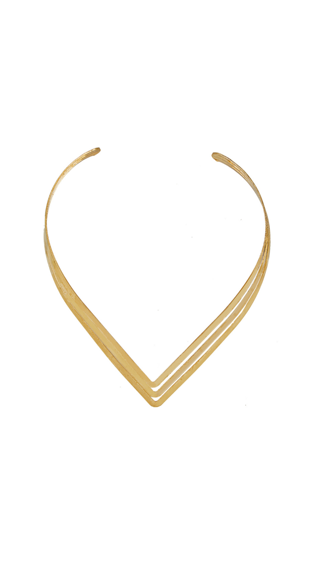 Handmade Metallic Open Choker