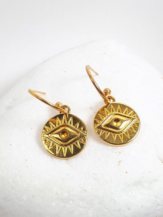 Eye Big Earring Hoops