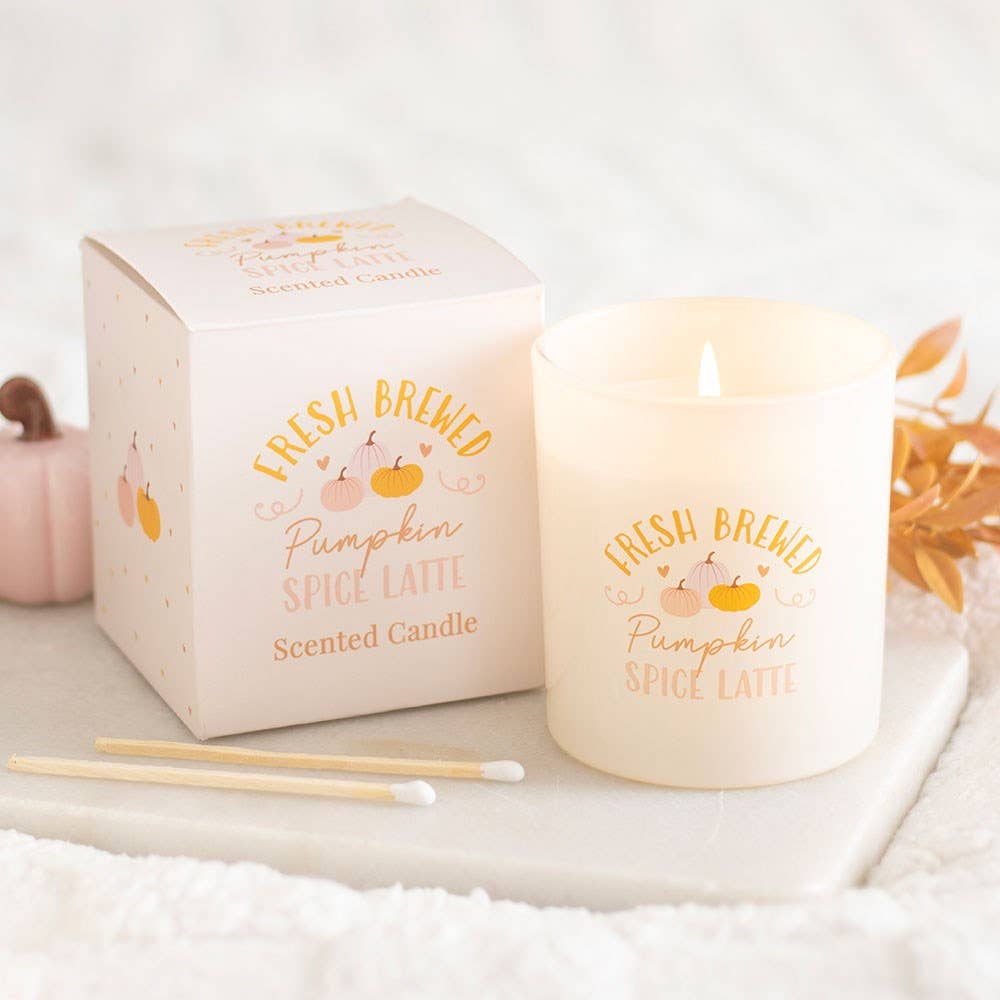 Fresh Brewed Pumpkin Spice Latte Autumn Candle
