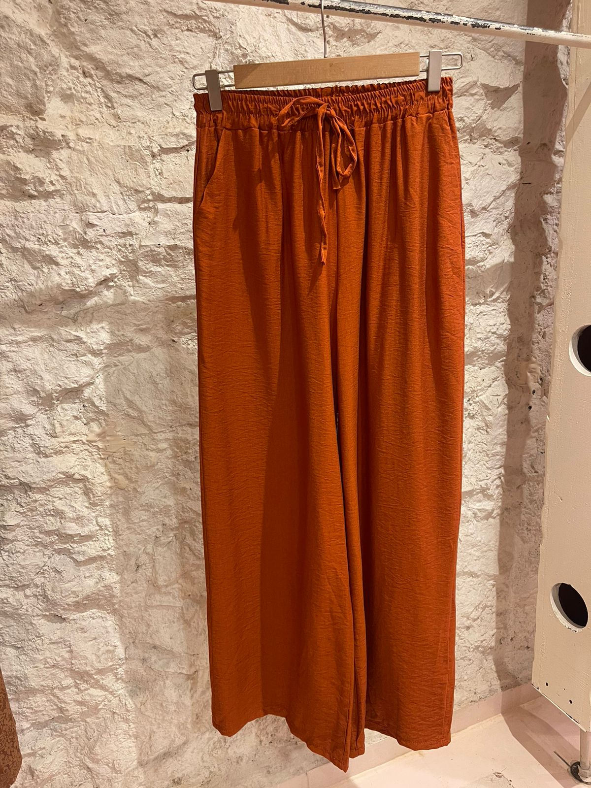 Rust & Orange-Brown Co-ord Set | Top & Trousers