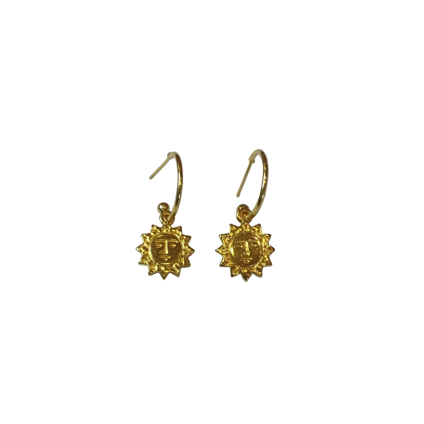Sun Face Earrings