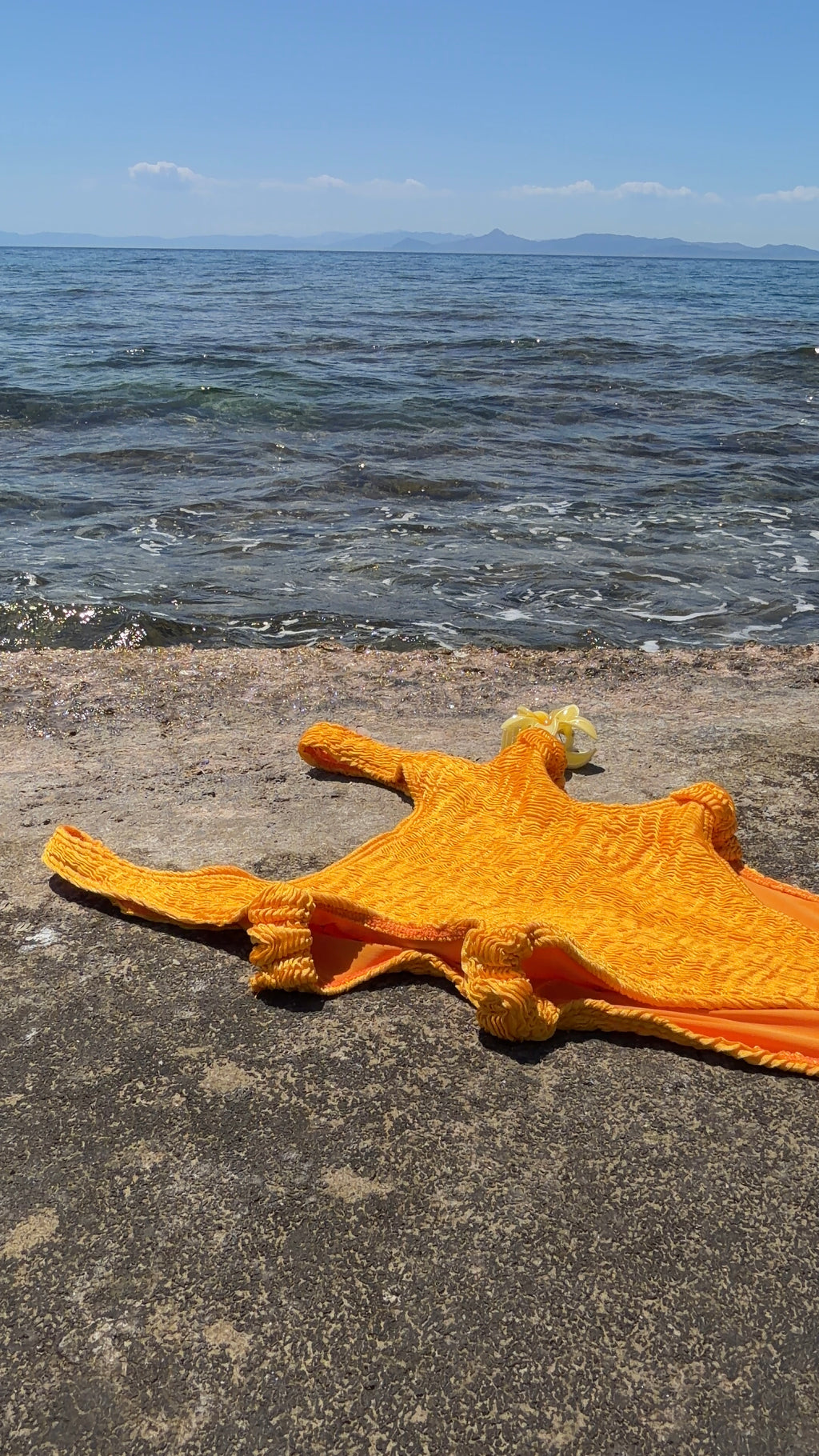 Coraline Μαγιό με Ανοίγματα και Ζαρωτή Υφή